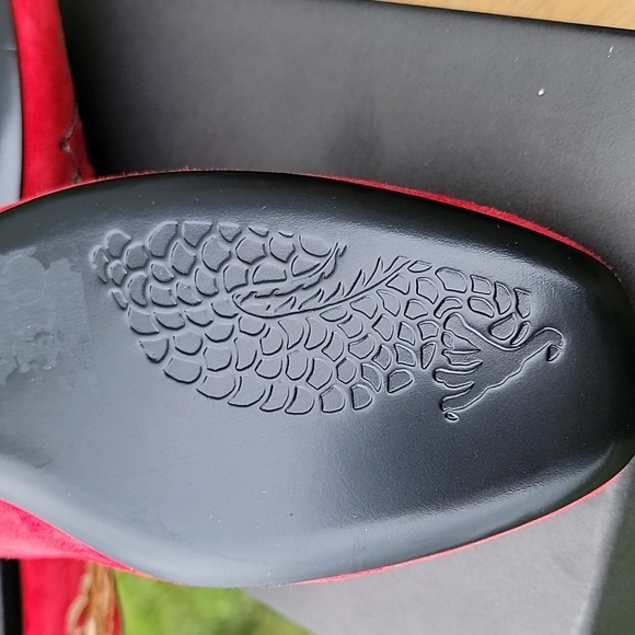 NEW Edda Suede Embroidered Loafer Size 8 - Picture 12 of 14